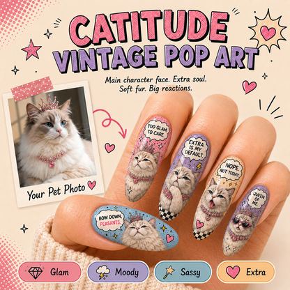 CUSTOM CAT NAILS