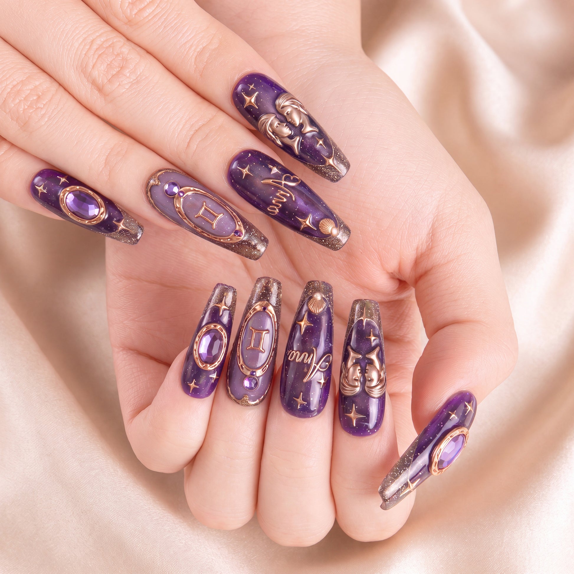 Mysterious Taurus - Personalized Press-On Nails