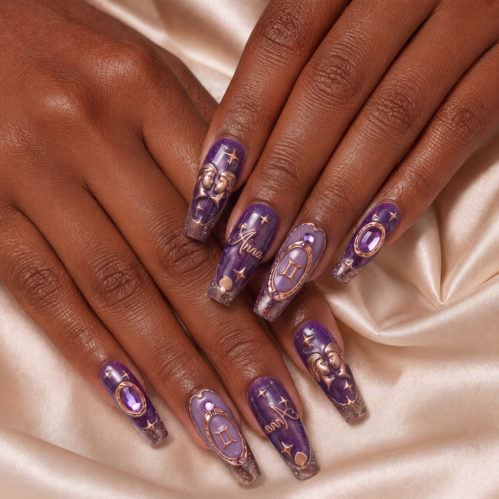 Mysterious Taurus - Personalized Press-On Nails
