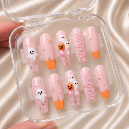 Ghost Balloon - Personalized Press-On Nails (Copy)
