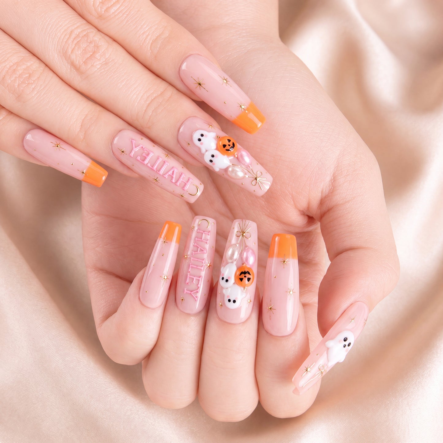 Ghost Balloon - Personalized Press-On Nails (Copy)
