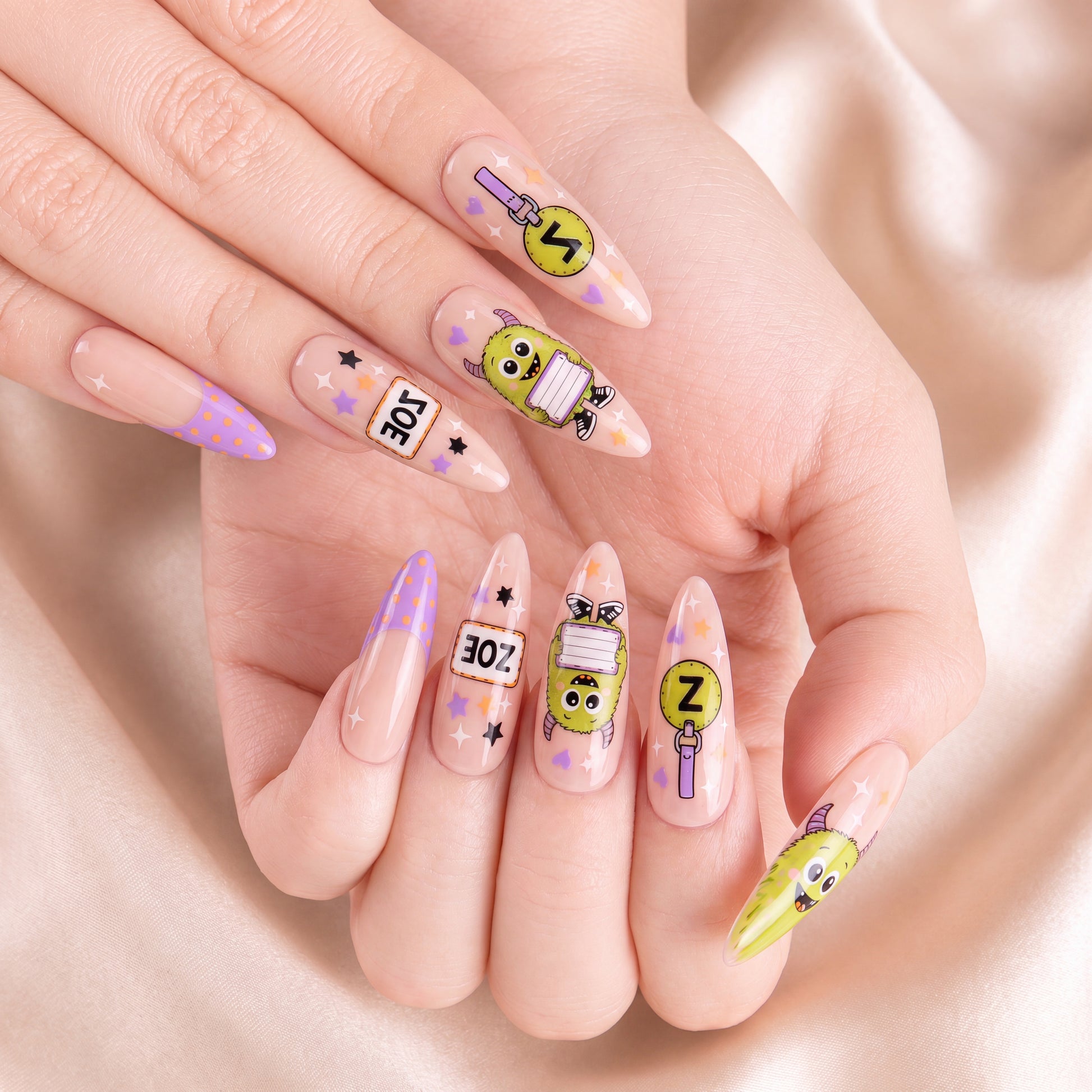 Little Monster - Personalized Press-On Nails