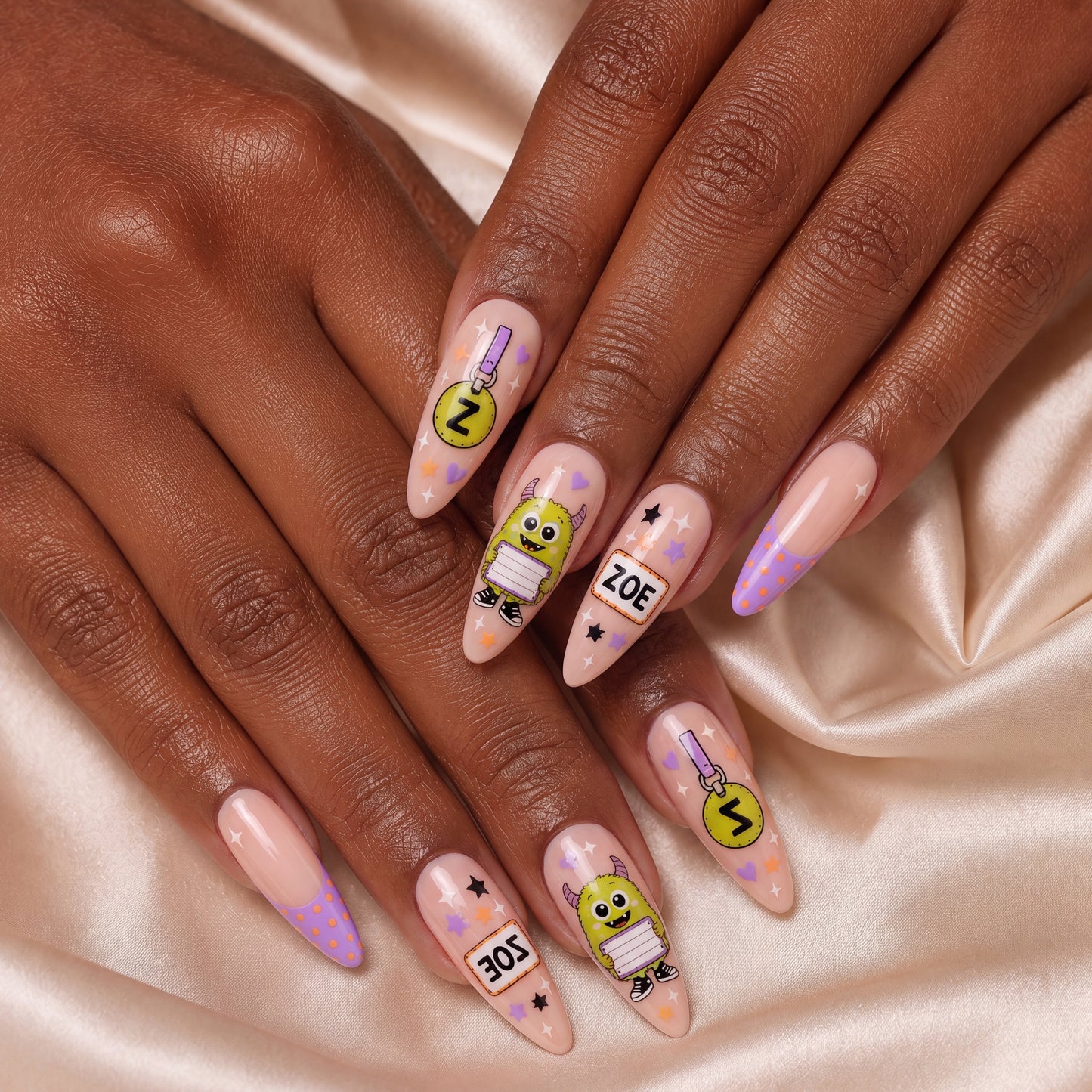 Little Monster - Personalized Press-On Nails