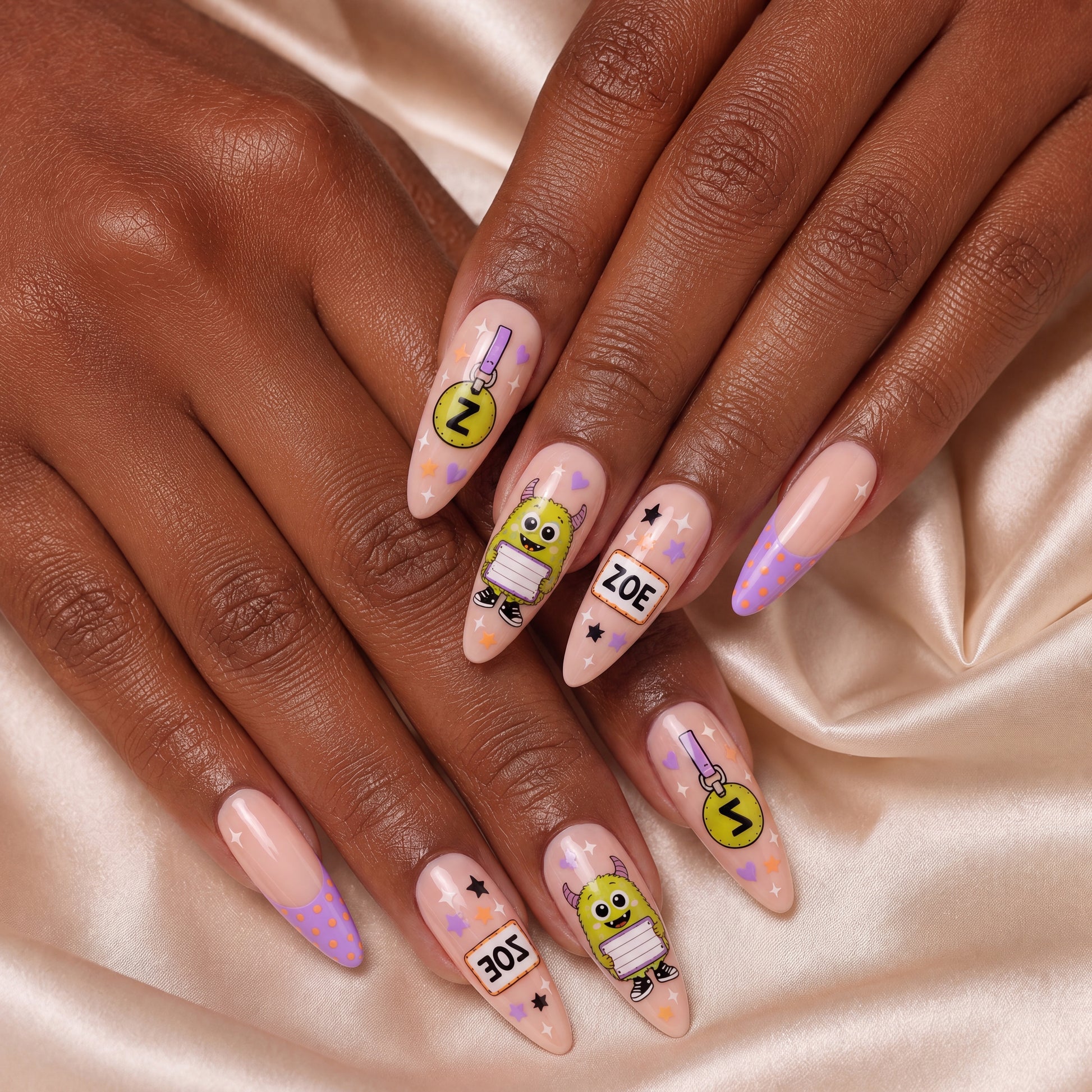 Little Monster - Personalized Press-On Nails