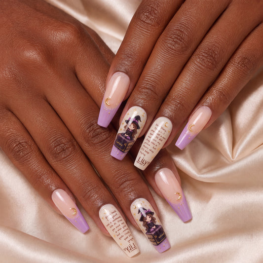 Little Witch - Personalized Press-On Nails alternate image