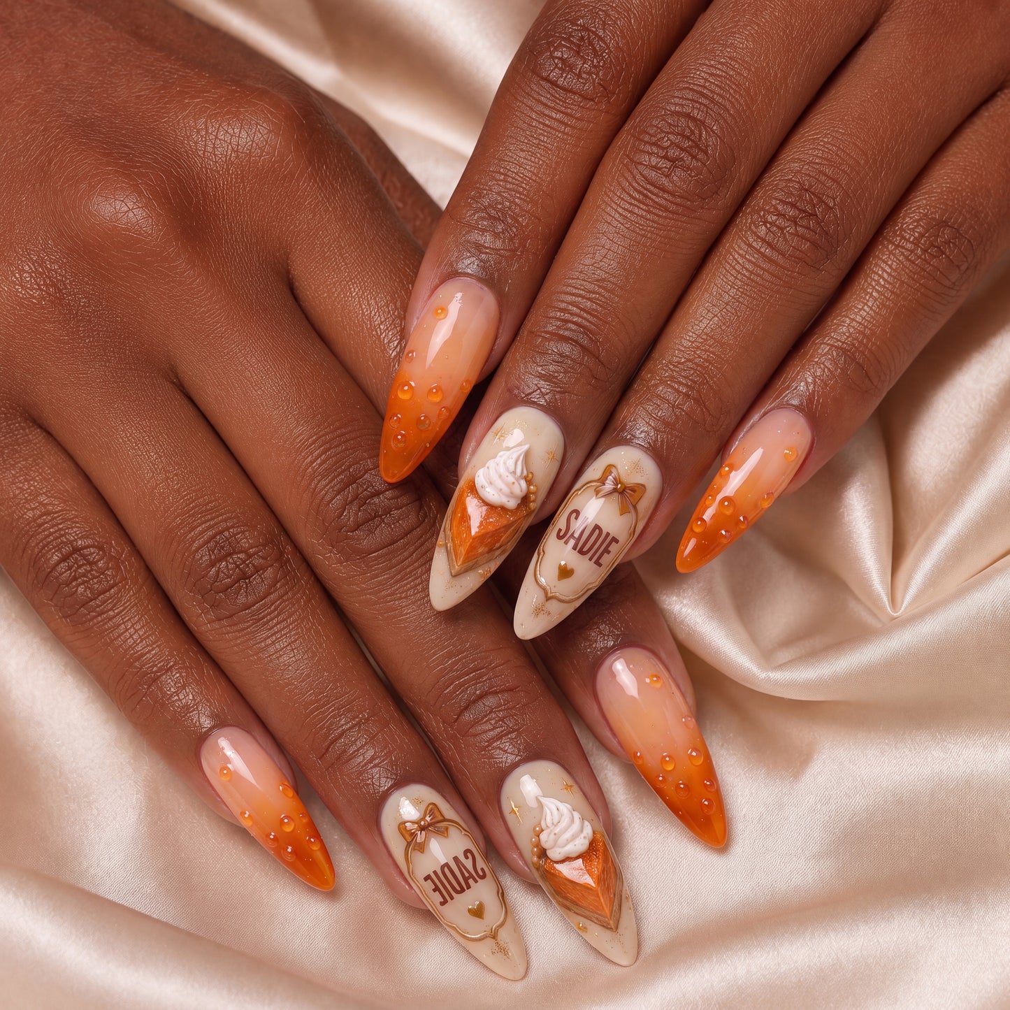 Pumpkin Bakery - Personalized Press-On Nails