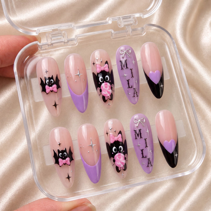 Bat Candy - Personalized Press-On Nails
