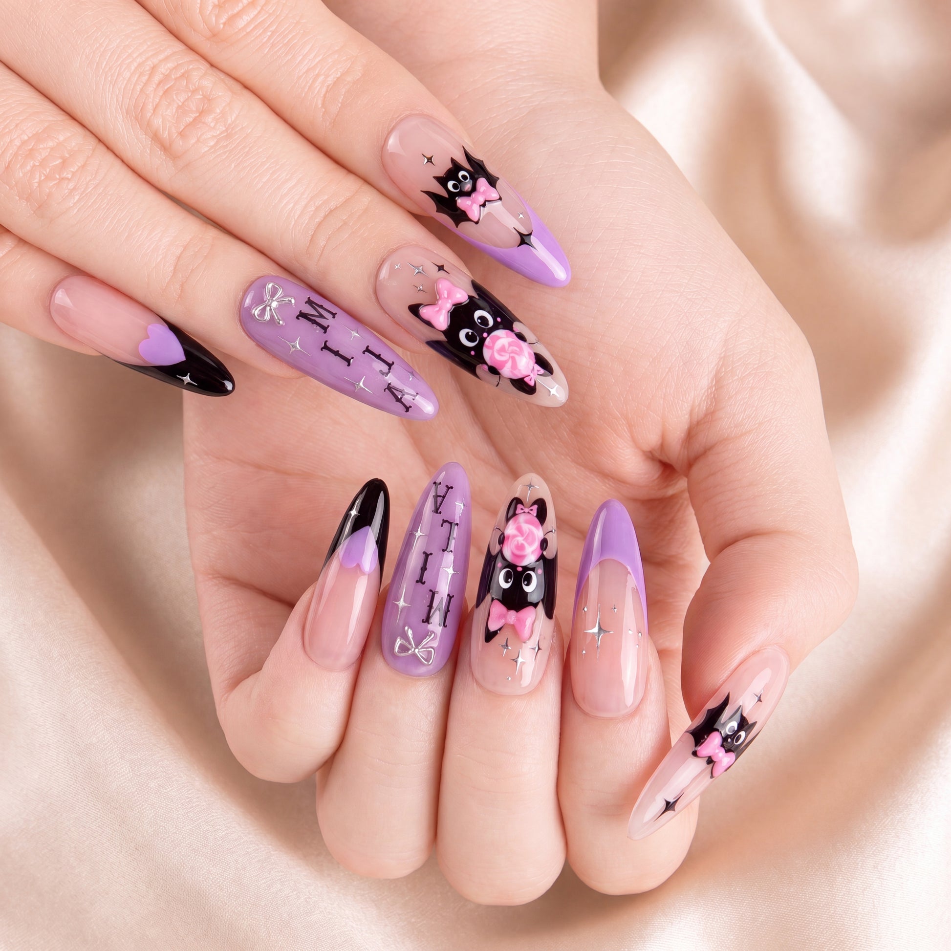Bat Candy - Personalized Press-On Nails