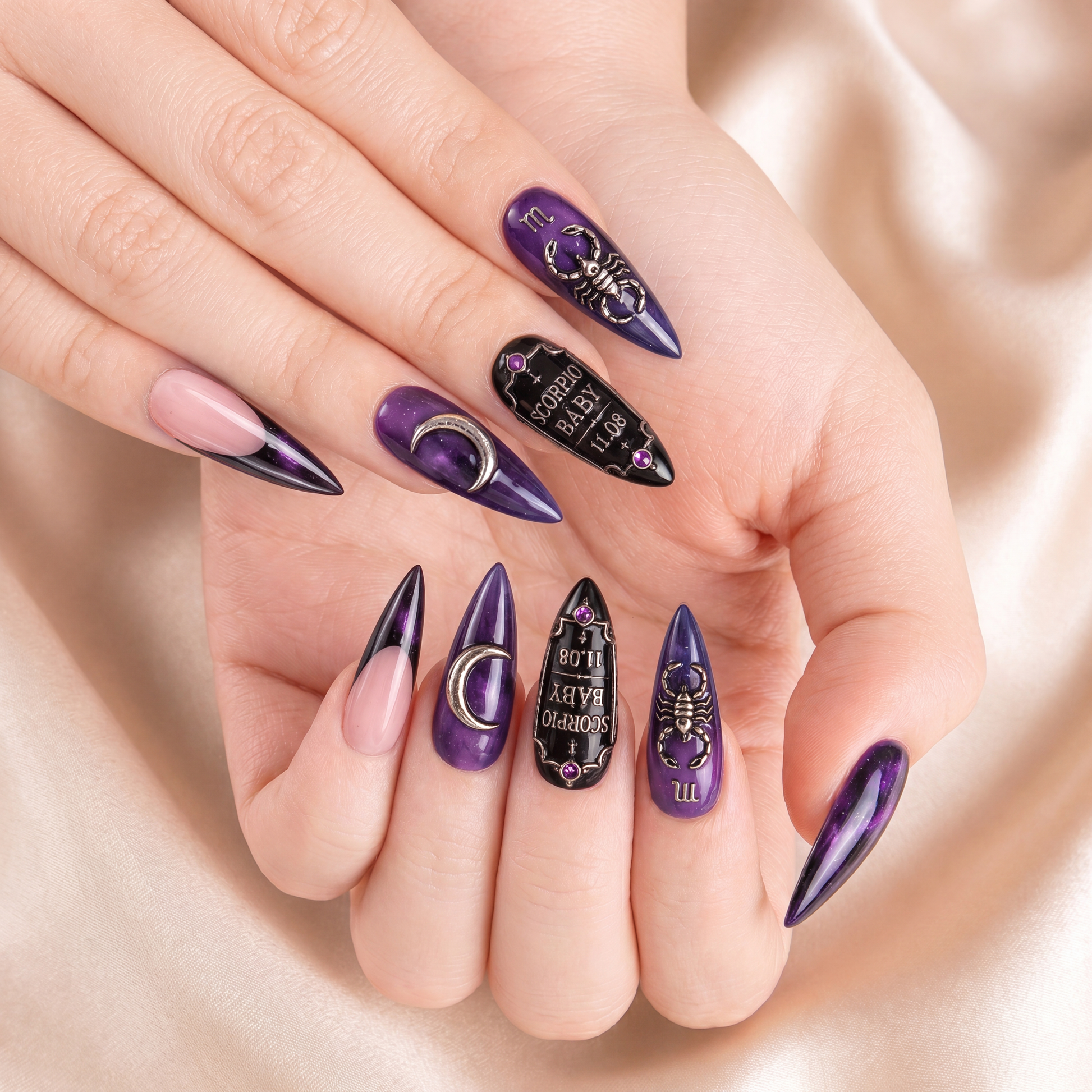 Celestial Venom - Personalized Press-On Nails