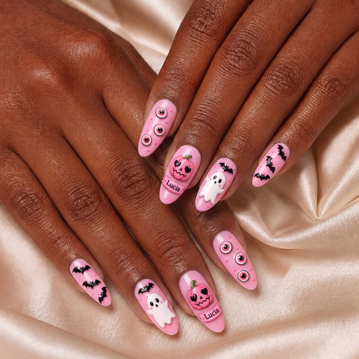 Blush Ghoul Society - Personalized Press-On Nails