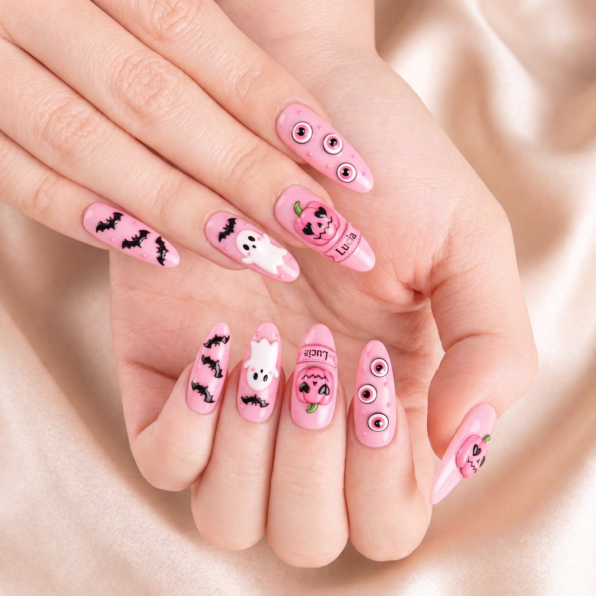 Blush Ghoul Society - Personalized Press-On Nails