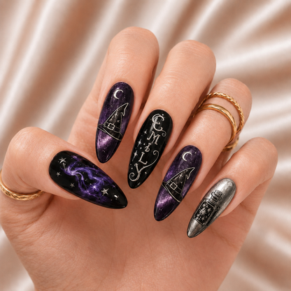 Midnight Spell - Personalized Press-On Nails