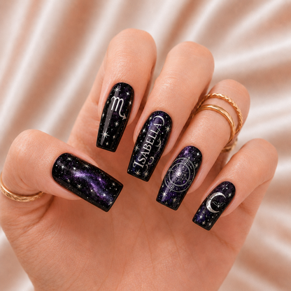 Mystic Galaxy - Personalized Press-On Nails