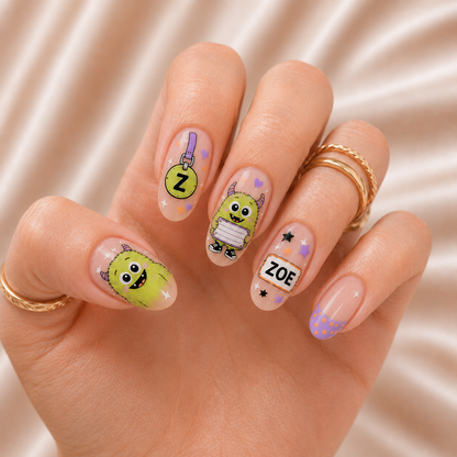 Little Monster - Personalized Press-On Nails