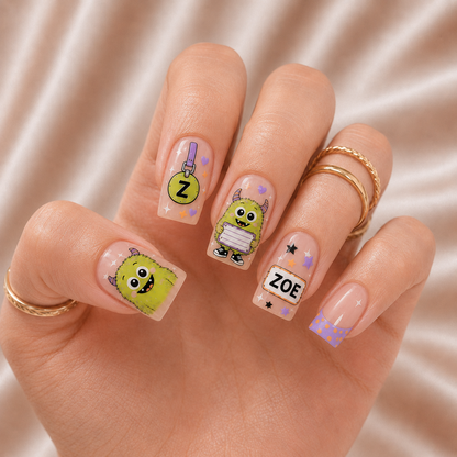 Little Monster - Personalized Press-On Nails