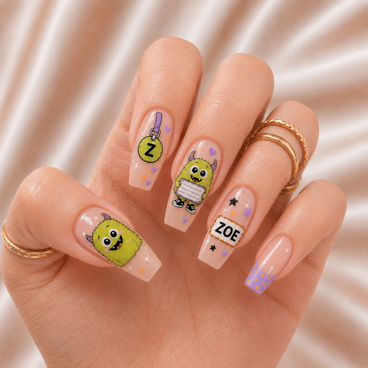 Little Monster - Personalized Press-On Nails