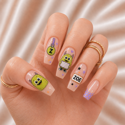 Little Monster - Personalized Press-On Nails