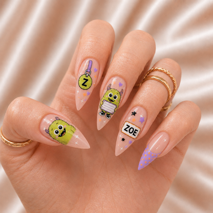 Little Monster - Personalized Press-On Nails