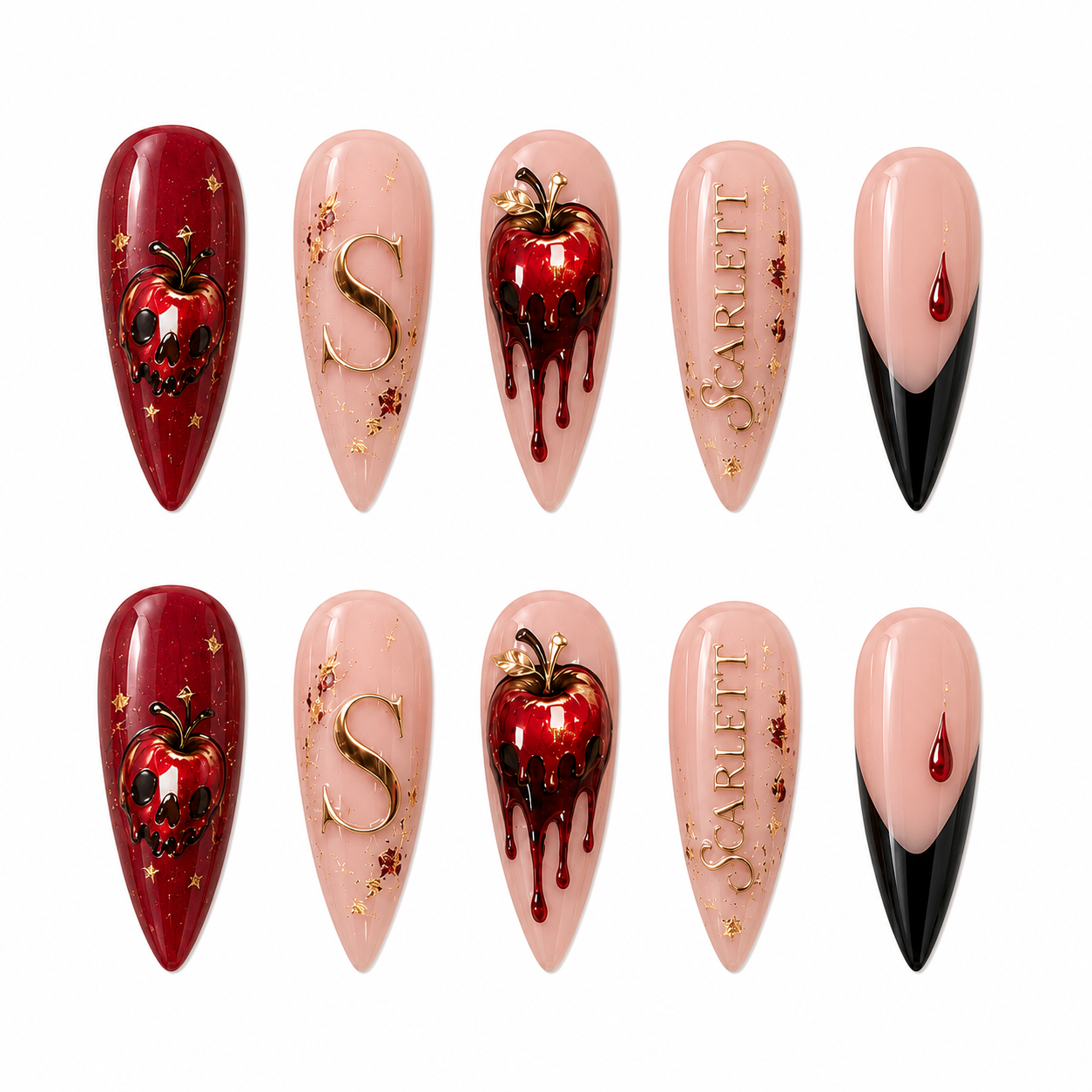 Poison Apple - Personalized Press-On Nails