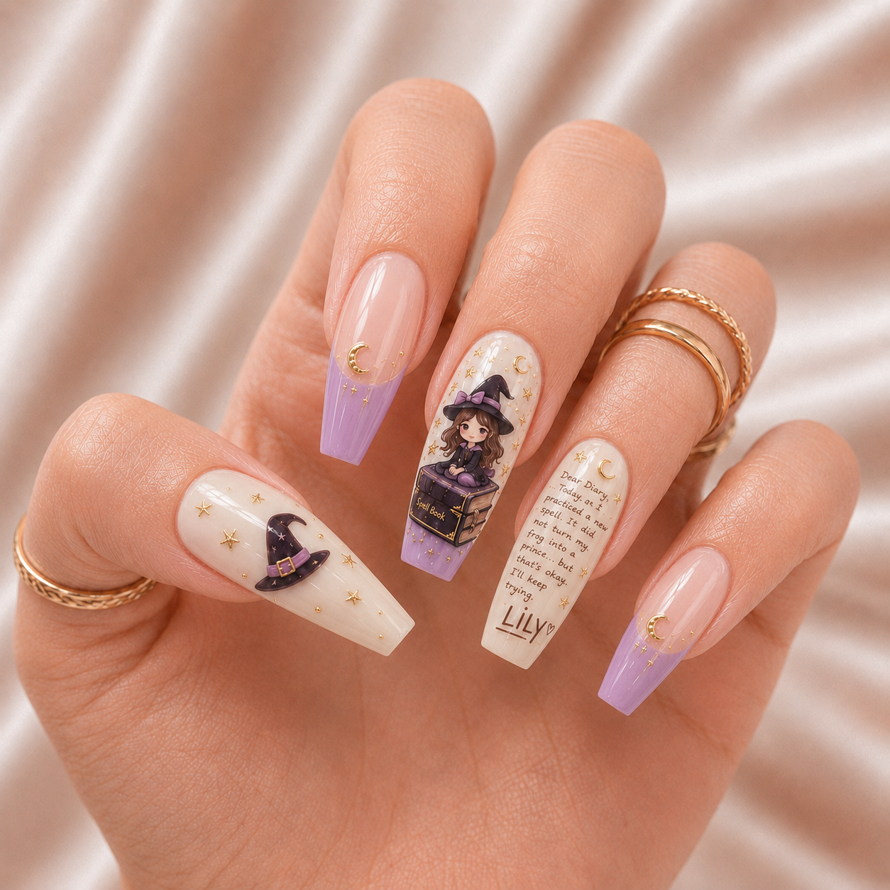 Little Witch - Personalized Press-On Nails