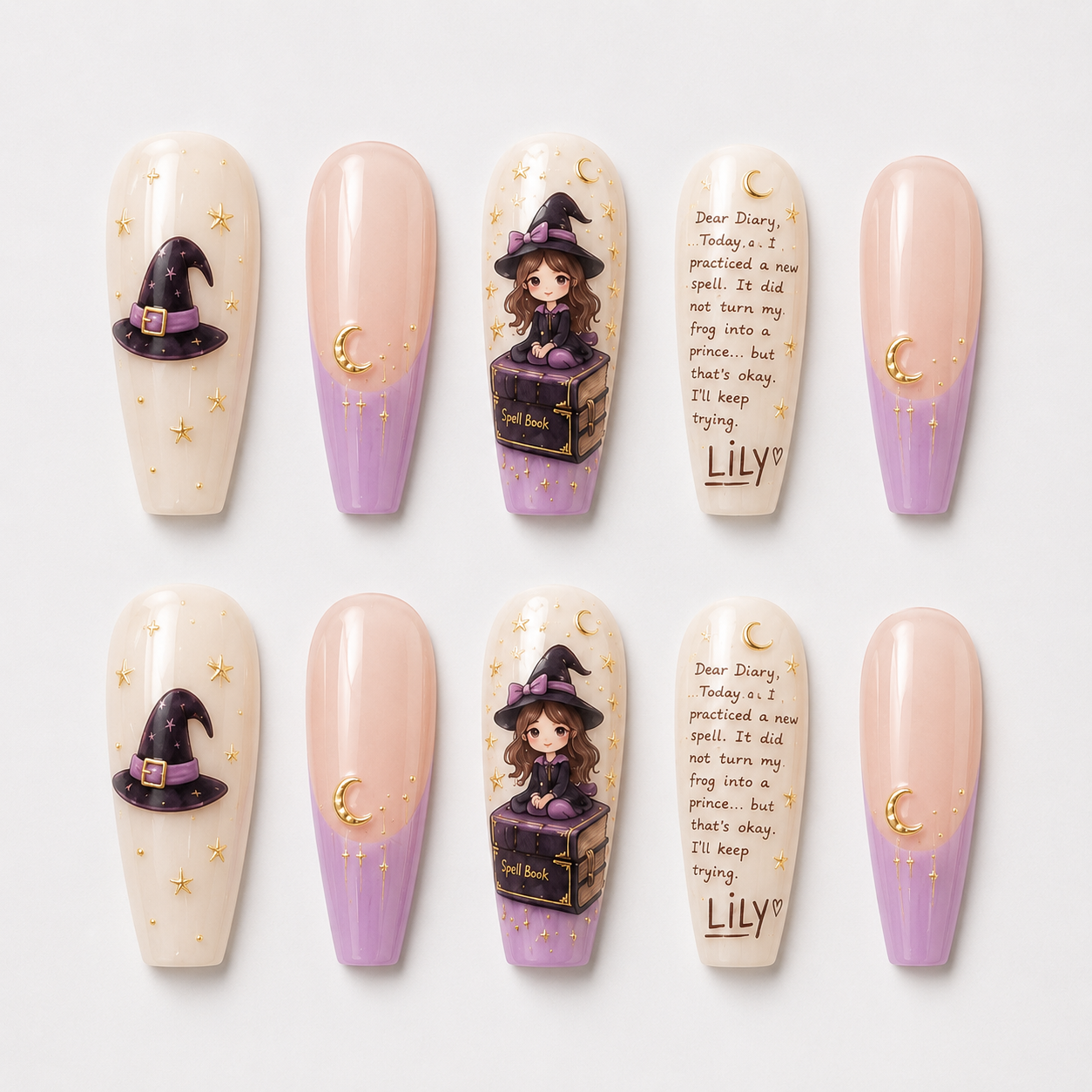 Little Witch - Personalized Press-On Nails