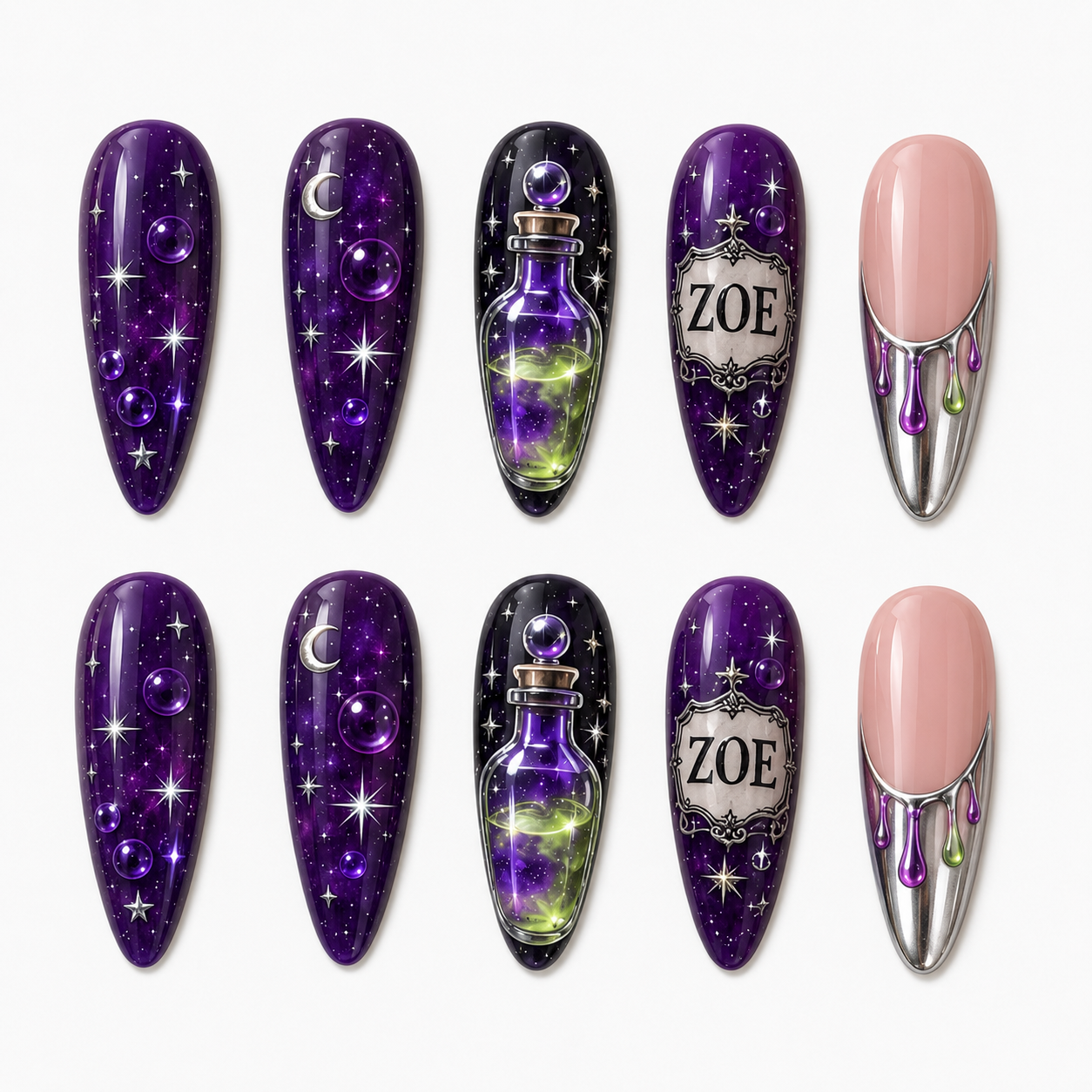 Magic Elixir – Personalized Press-On Nails