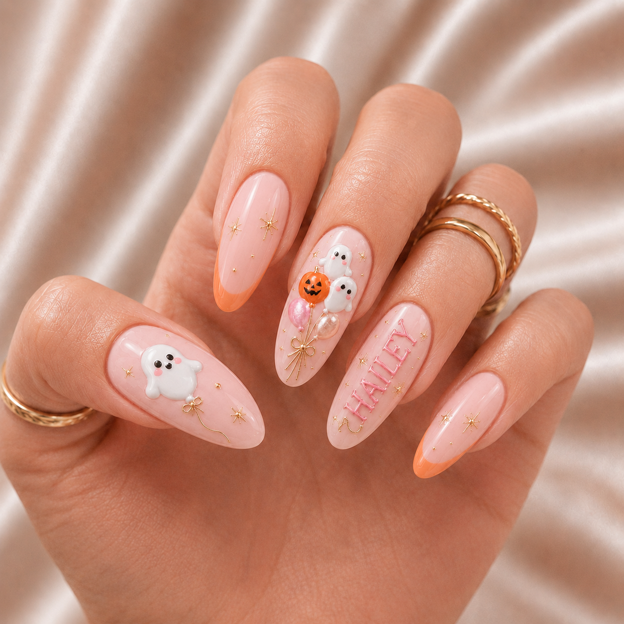 Ghost Balloon - Personalized Press-On Nails (Copy)