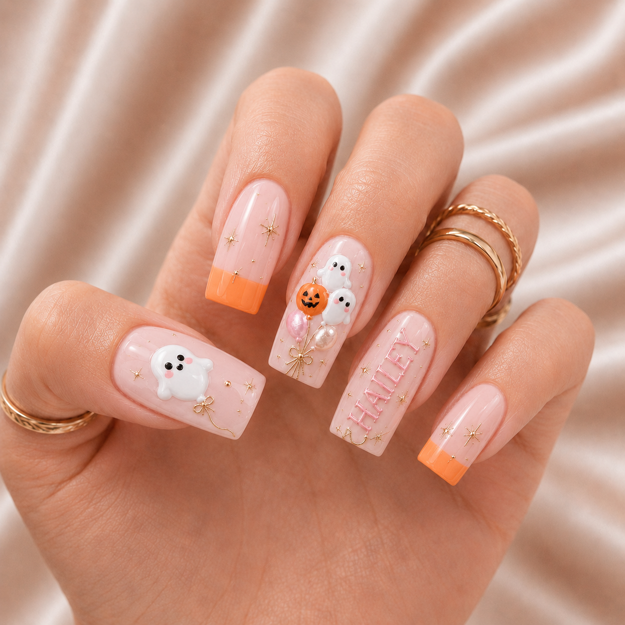 Ghost Balloon - Personalized Press-On Nails (Copy)