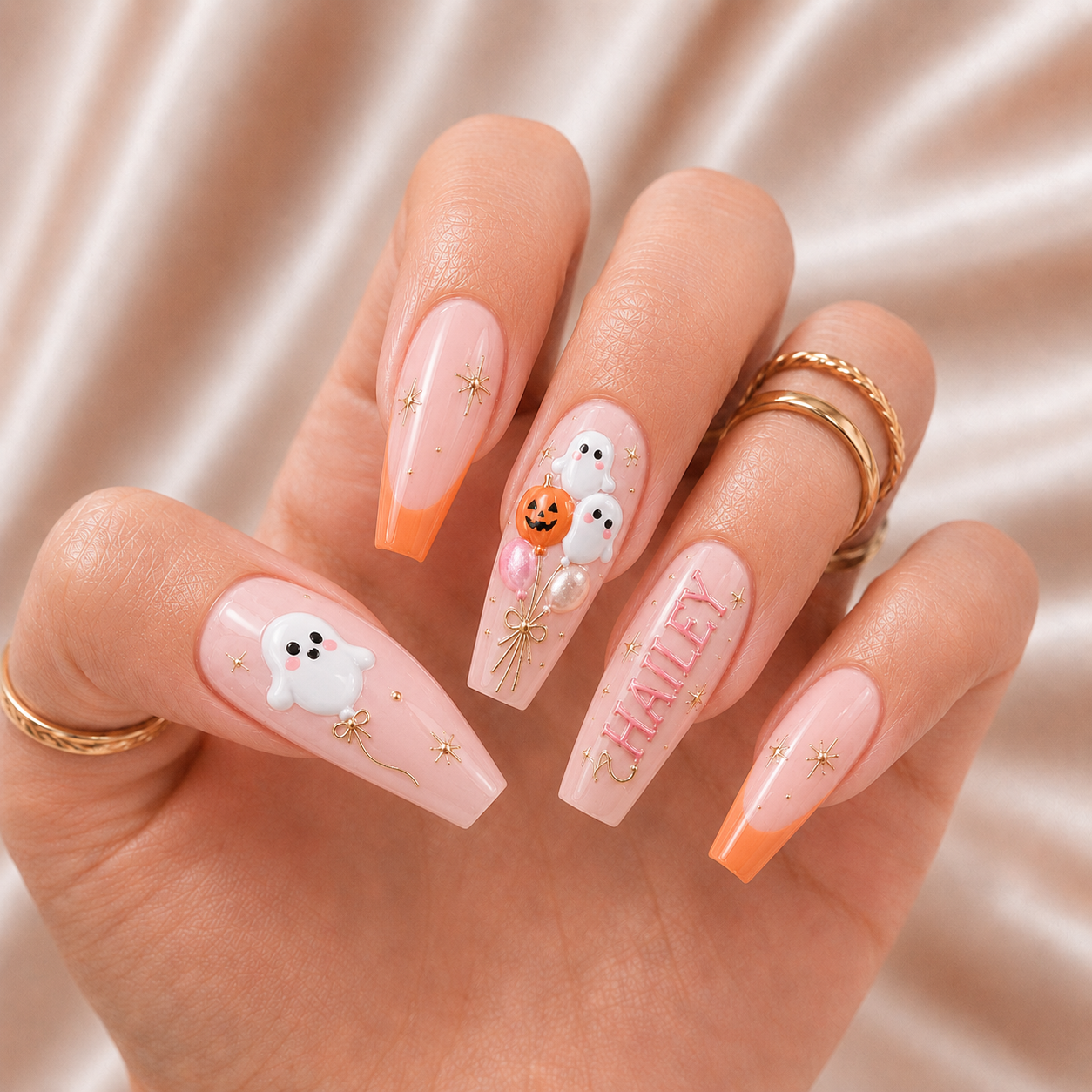 Ghost Balloon - Personalized Press-On Nails (Copy)