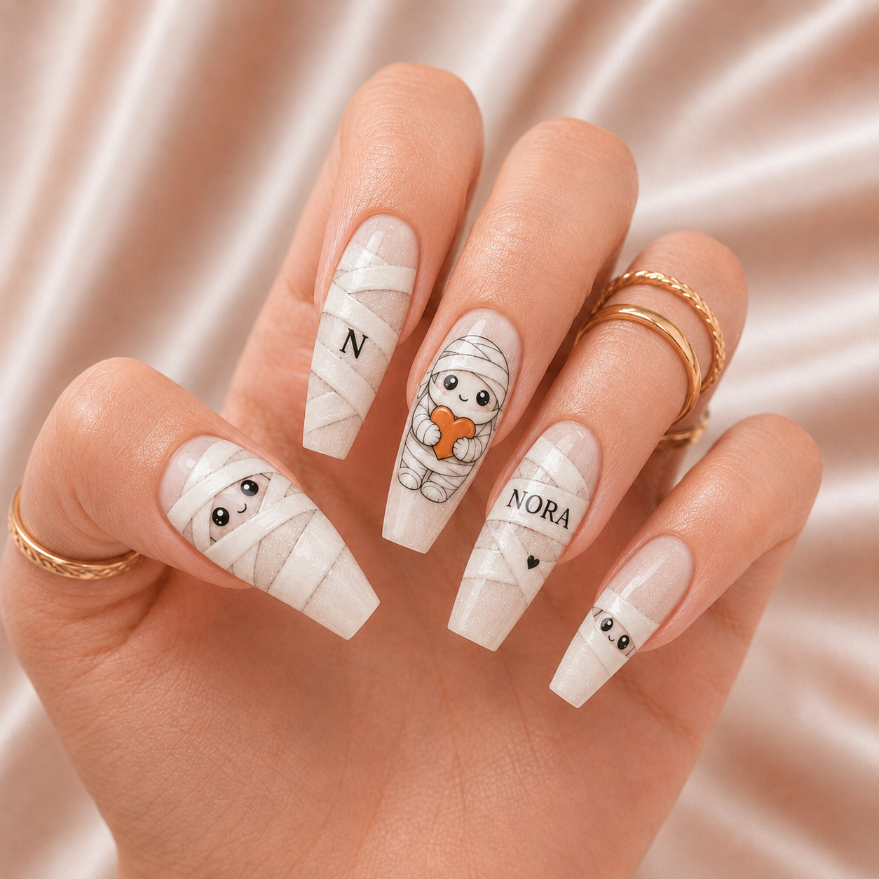 Mummy Love - Personalized Press-On Nails