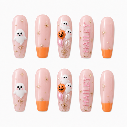Ghost Balloon - Personalized Press-On Nails (Copy)