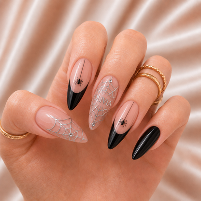 Black Widow - Personalized Press-On Nails
