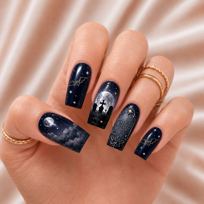 Graveyard Glam - Personalized Press-On Nails