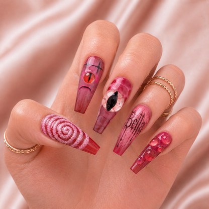 Hypnotic Nightmare - Personalized Press-On Nails