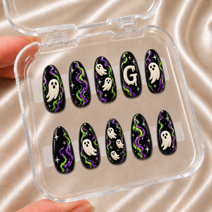 Cute Ghost - Personalized Press-On Nails