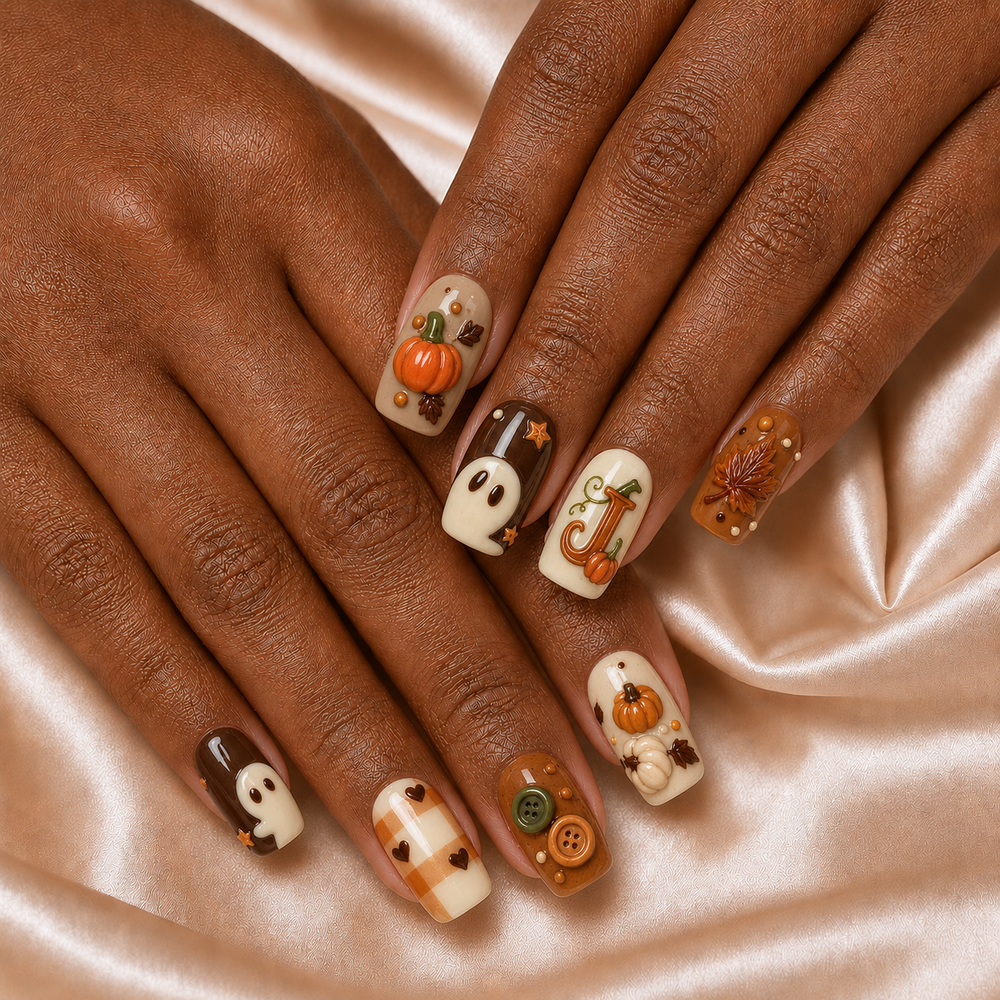 Cozy Autumn - Personalized Press-On Nails
