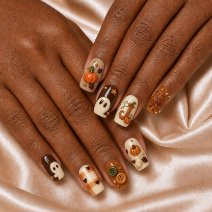 Cozy Autumn - Personalized Press-On Nails