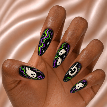 Cute Ghost - Personalized Press-On Nails