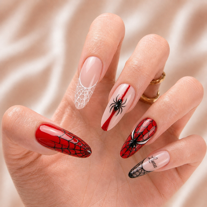 Spider Hero Web – Personalized Press-On Nails