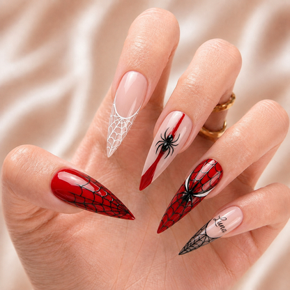 Spider Hero Web – Personalized Press-On Nails