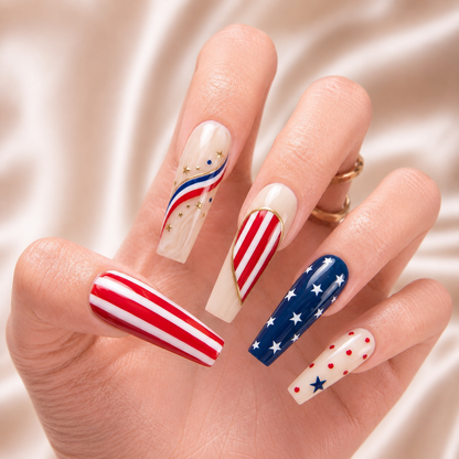 Bestie Stars Forever – Personalized Press-On Nails