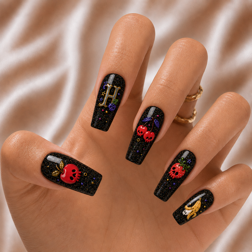 Creepy Fruits - Personalized Press-On Nails