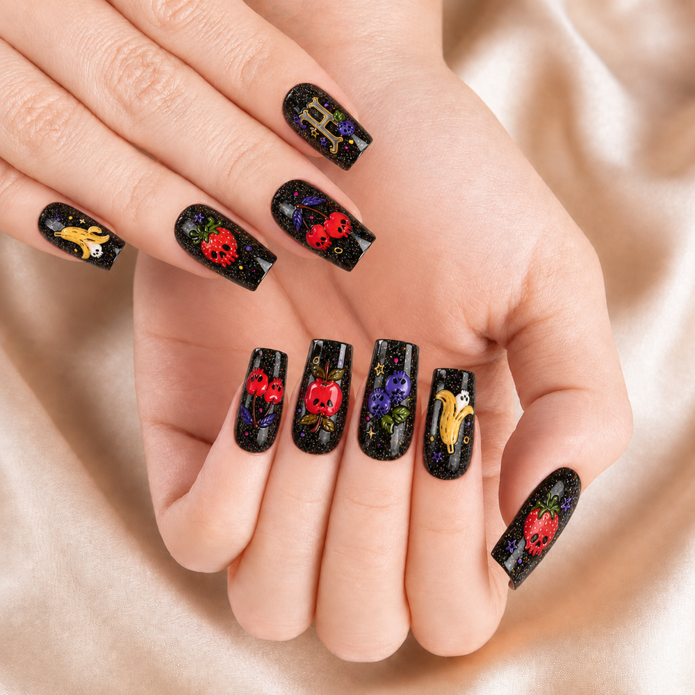 Creepy Fruits - Personalized Press-On Nails