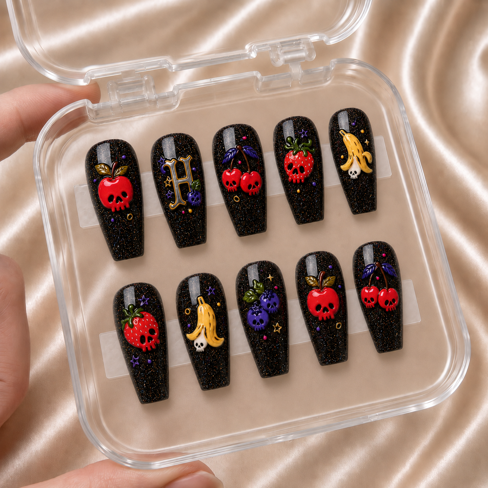 Creepy Fruits - Personalized Press-On Nails