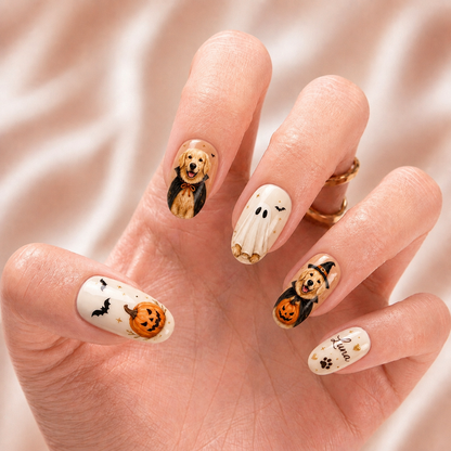 Customizes Dog Halloween – Personalized Press-On Nails