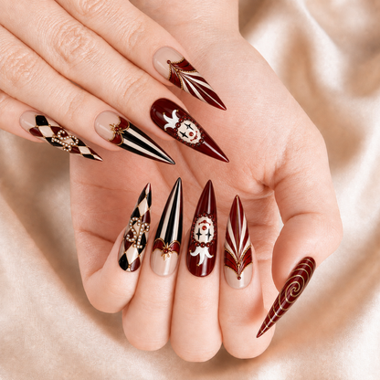 Clown Halloween - Personalized Press-On Nails