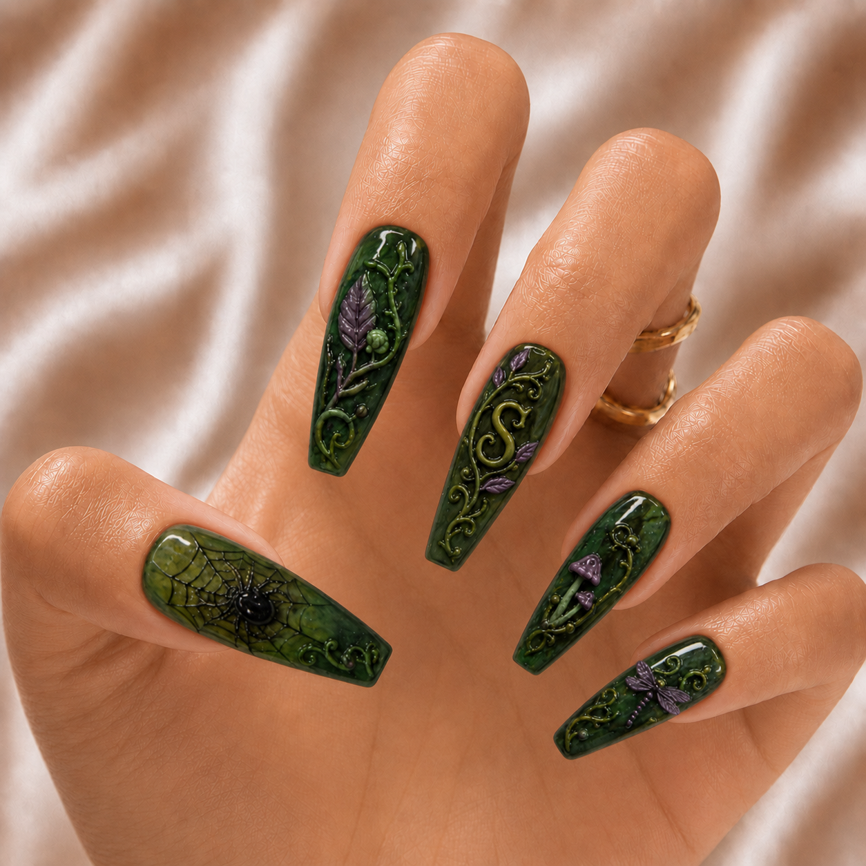 Haunted Forest - Personalized Press-On Nails