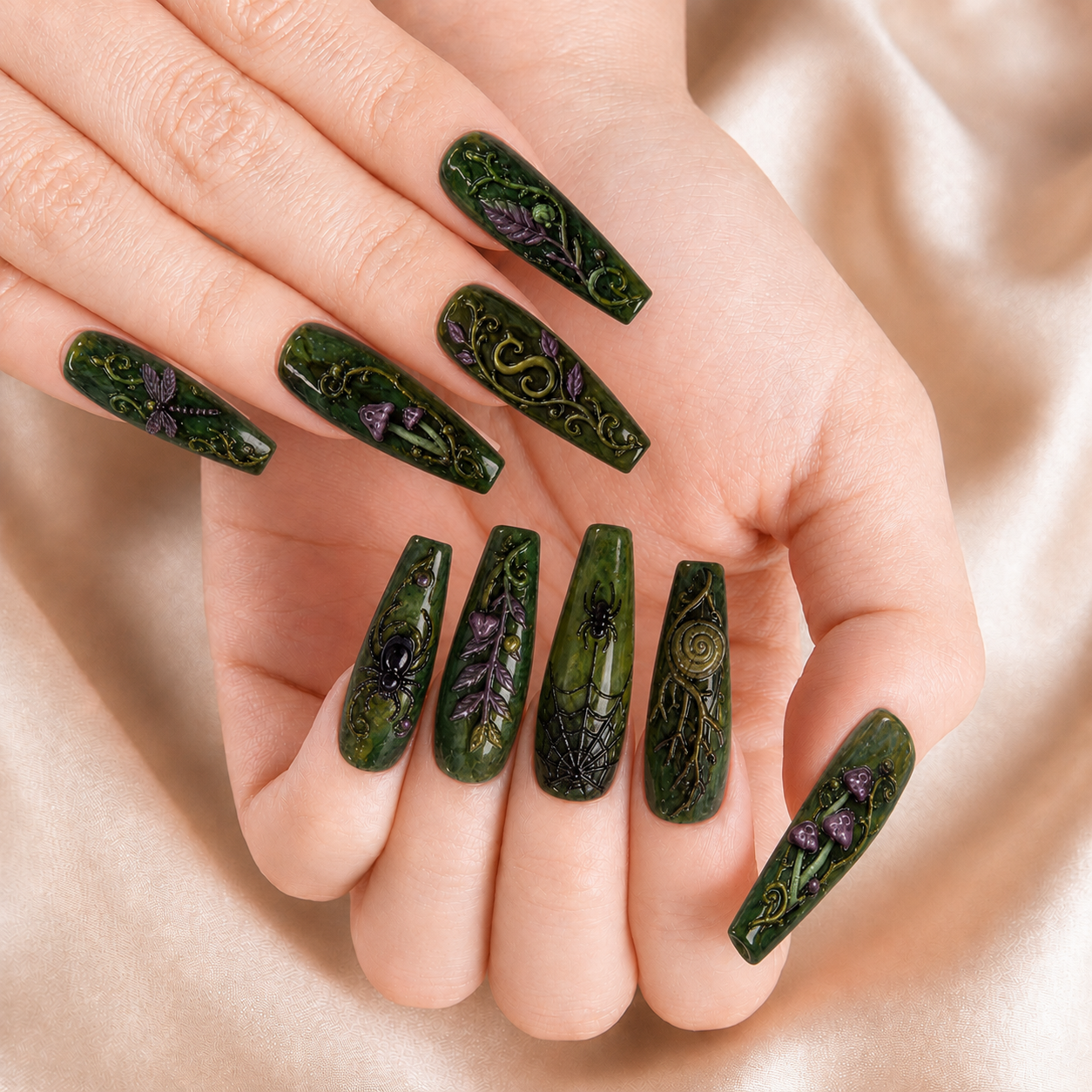 Haunted Forest - Personalized Press-On Nails
