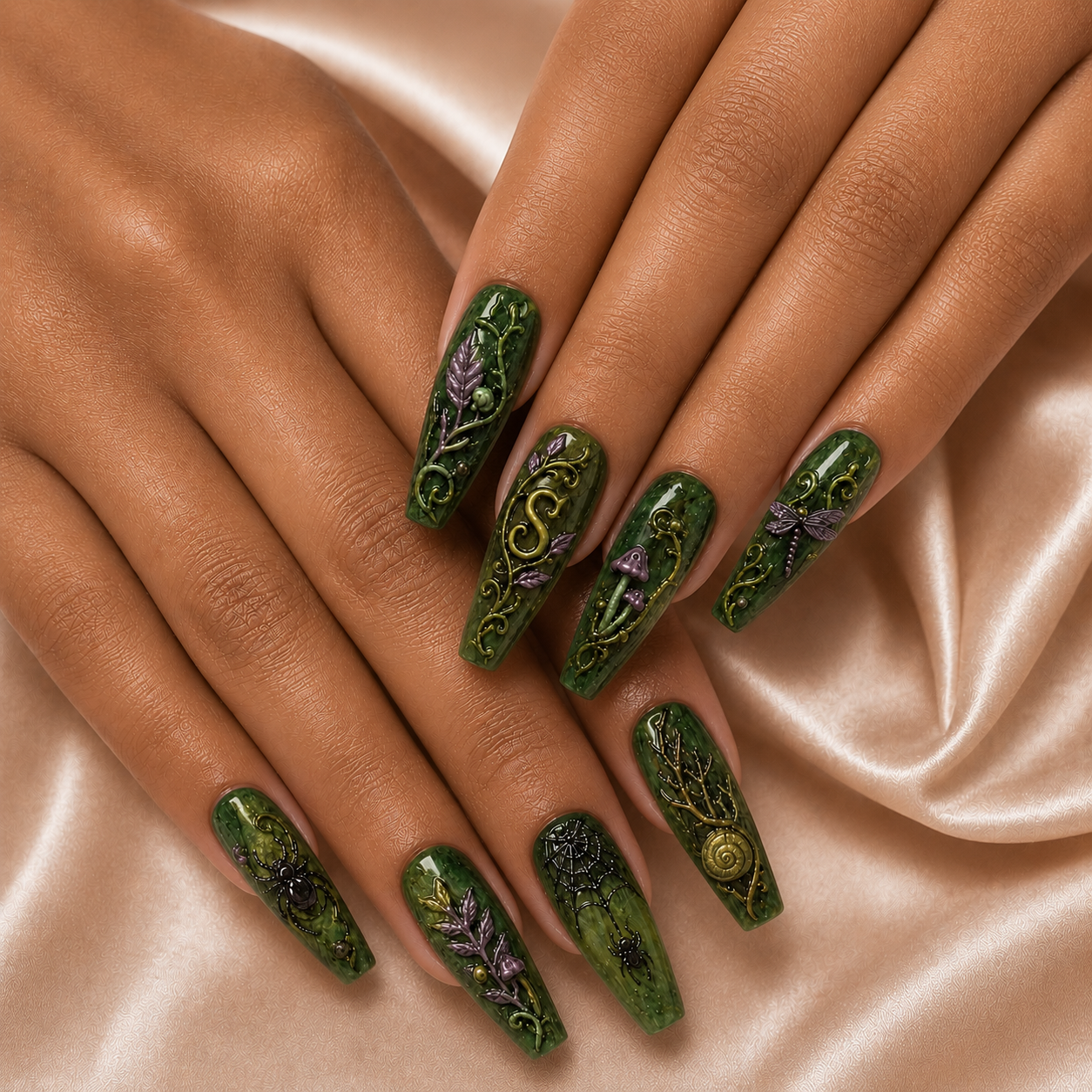 Haunted Forest - Personalized Press-On Nails