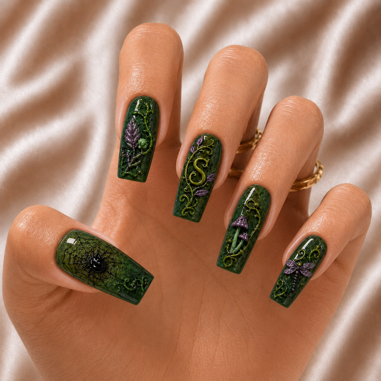 Haunted Forest - Personalized Press-On Nails